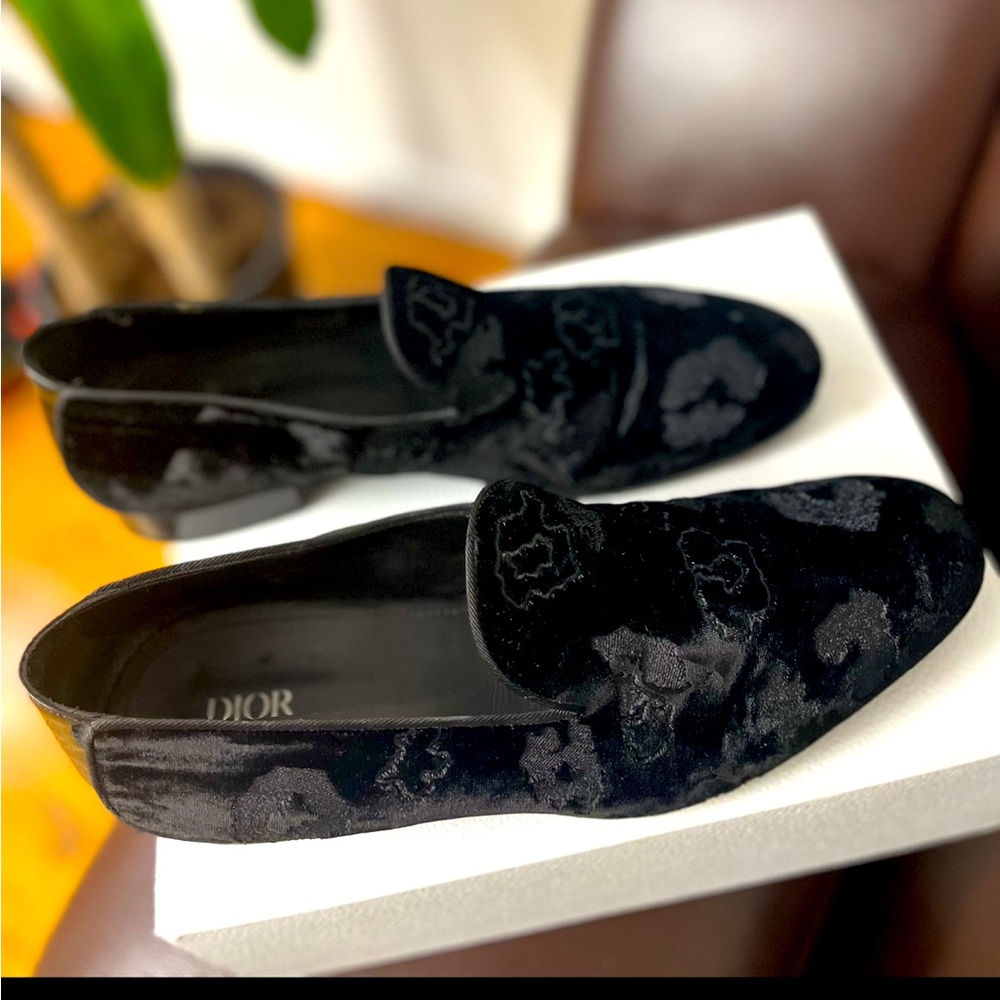 Dior suede dress shoes for men , size 11